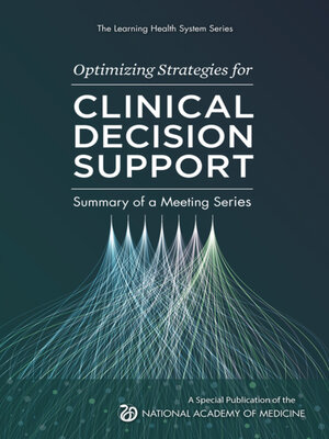 cover image of Optimizing Strategies for Clinical Decision Support